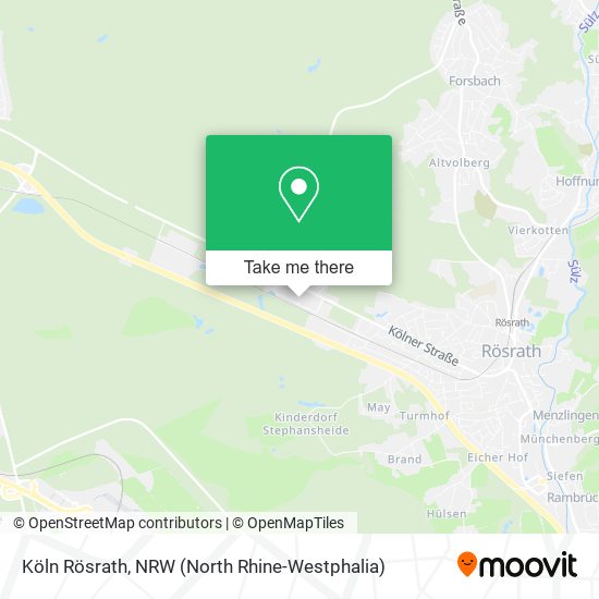 Köln Rösrath map
