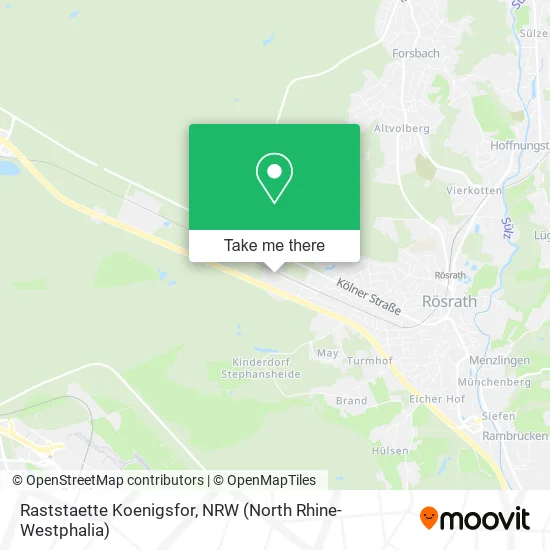 Raststaette Koenigsfor map