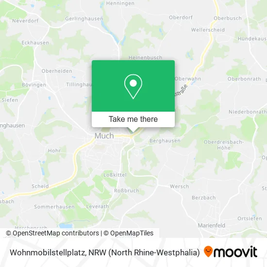 Карта Wohnmobilstellplatz