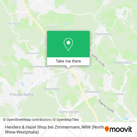 Henders & Hazel Shop bei Zimmermann map