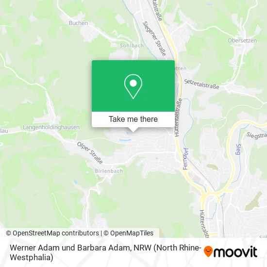Карта Werner Adam und Barbara Adam