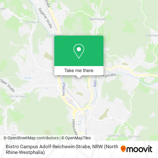 Bistro Campus Adolf-Reichwein-Strabe map