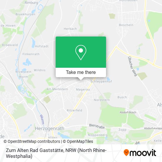 Zum Alten Rad Gaststätte map