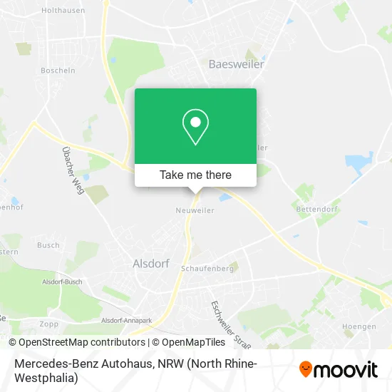 Карта Mercedes-Benz Autohaus