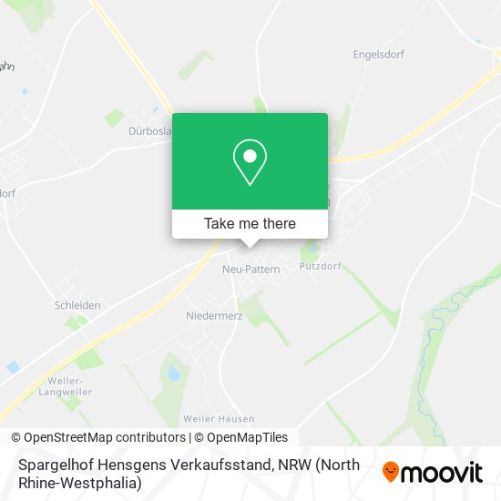 Spargelhof Hensgens Verkaufsstand map