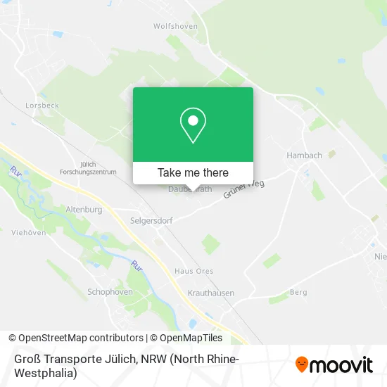 Карта Groß Transporte Jülich