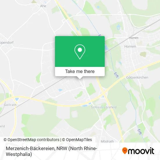 Карта Merzenich-Bäckereien