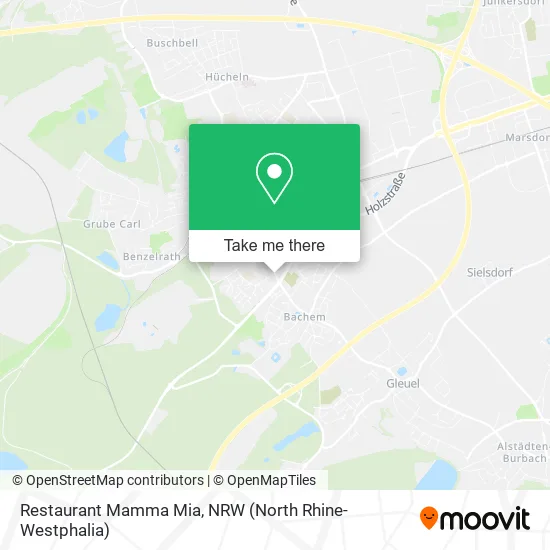 Restaurant Mamma Mia map