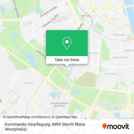 Карта Kommando Verpflegung