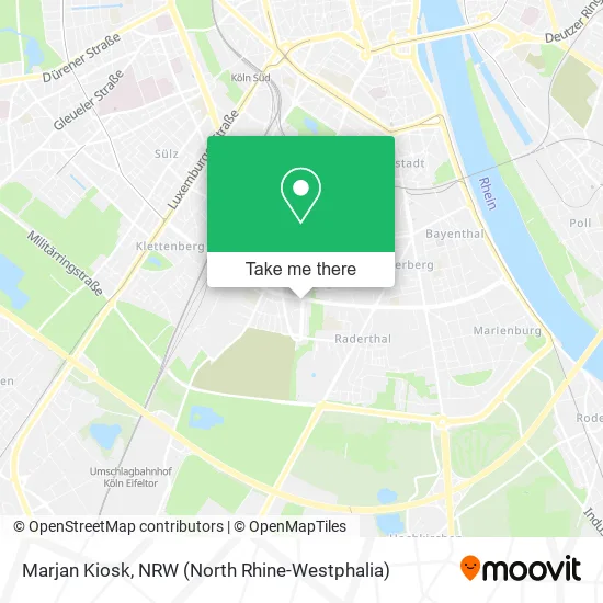 Карта Marjan Kiosk