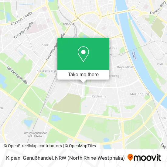 Kipiani Genußhandel map