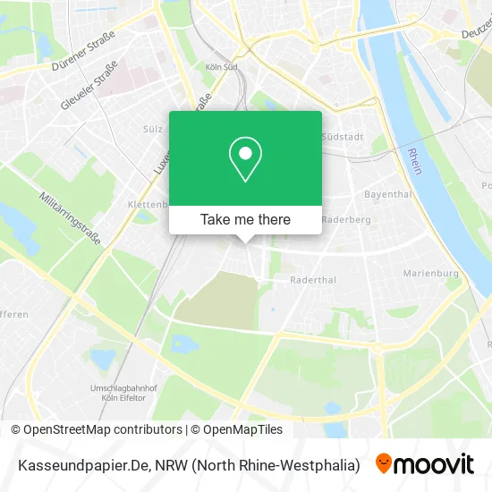 Карта Kasseundpapier.De