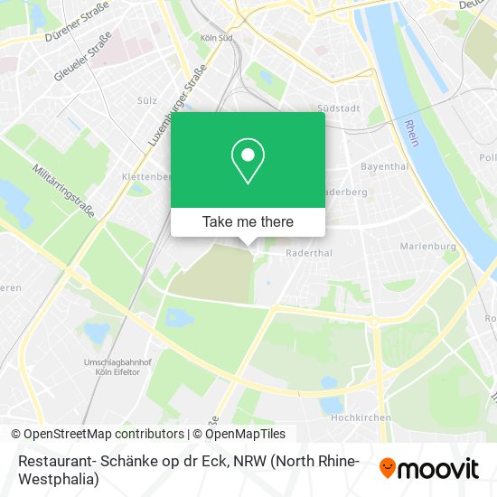 Restaurant- Schänke op dr Eck map