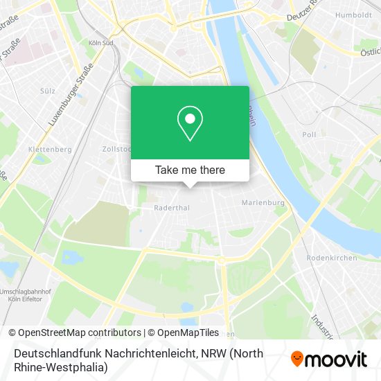 Deutschlandfunk Nachrichtenleicht map