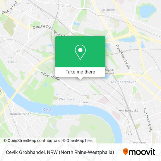 Cevik Grobhandel map
