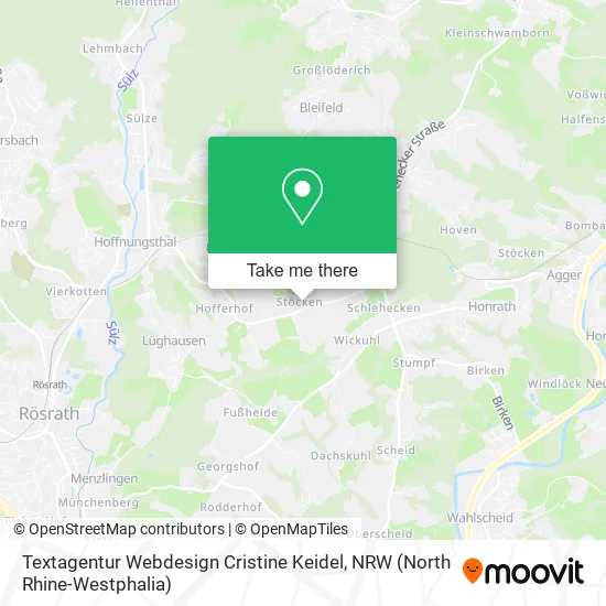 Карта Textagentur Webdesign Cristine Keidel