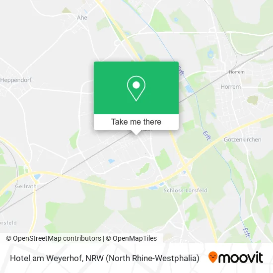Hotel am Weyerhof map