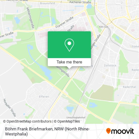 Böhm Frank Briefmarken map