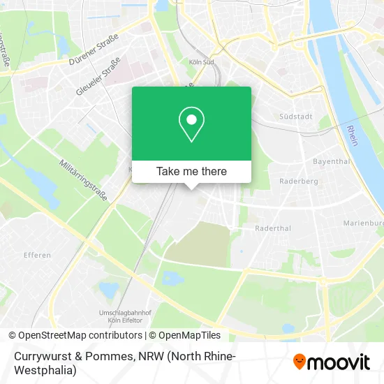 Карта Currywurst & Pommes