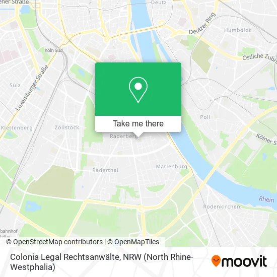 Карта Colonia Legal Rechtsanwälte