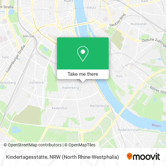 Карта Kindertagesstätte