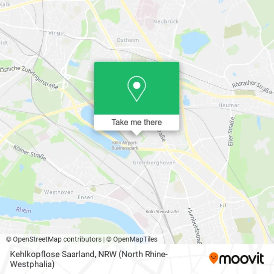 Карта Kehlkopflose Saarland