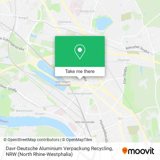 Карта Davr-Deutsche Aluminium Verpackung Recycling