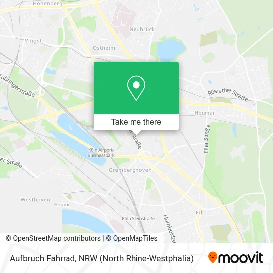 Aufbruch Fahrrad map