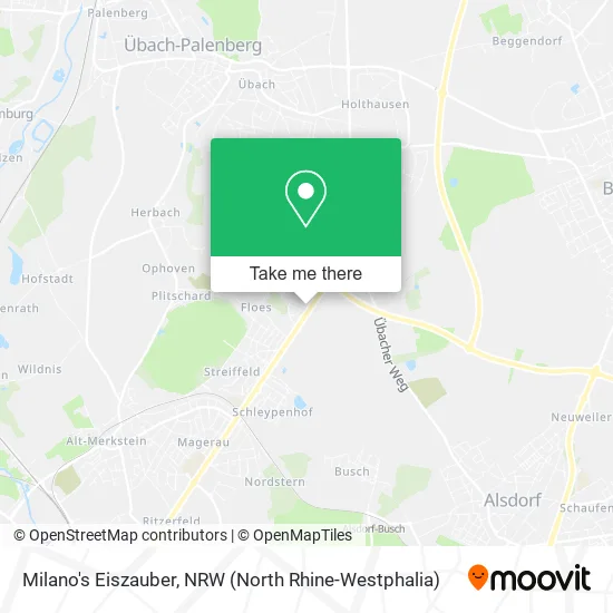 Карта Milano's Eiszauber