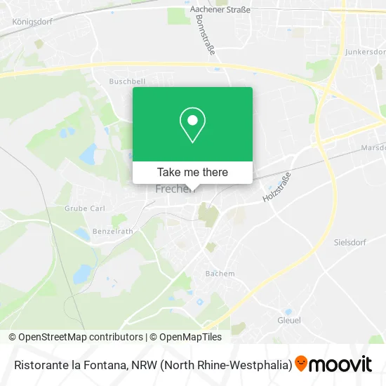 Ristorante la Fontana map