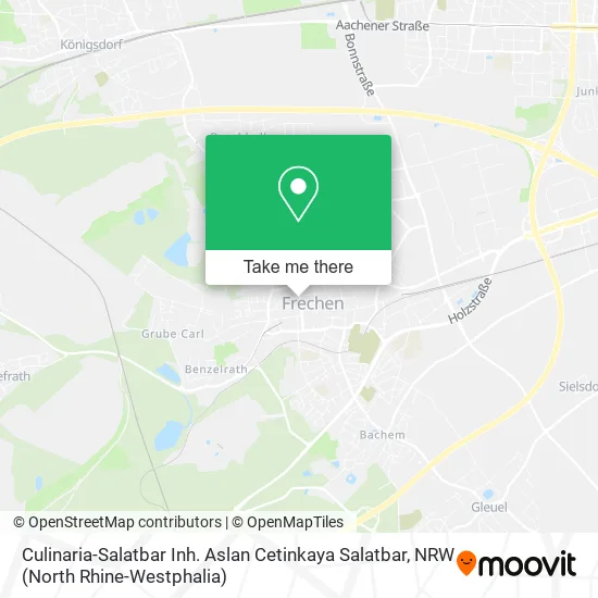 Карта Culinaria-Salatbar Inh. Aslan Cetinkaya Salatbar