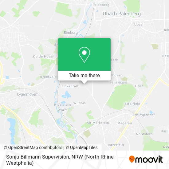 Sonja Billmann Supervision map