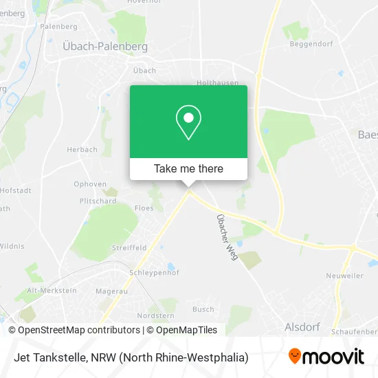 Карта Jet Tankstelle