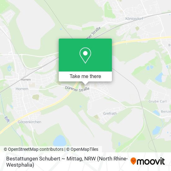 Bestattungen Schubert ~ Mittag map