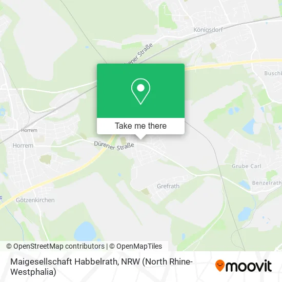 Карта Maigesellschaft Habbelrath