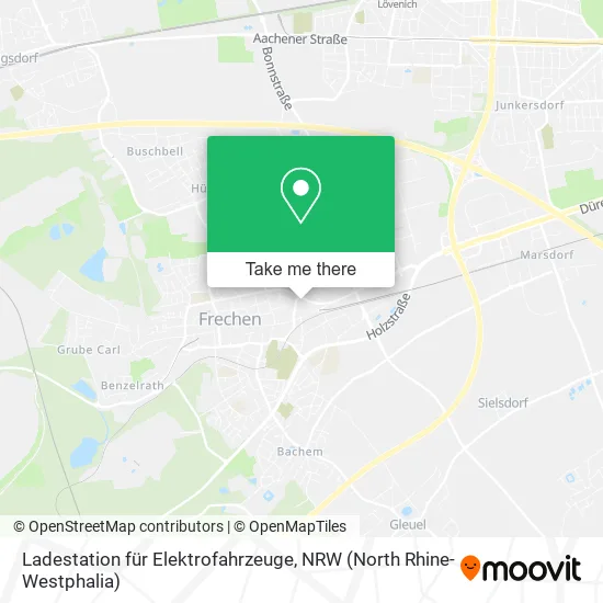 Ladestation für Elektrofahrzeuge map