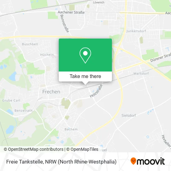 Карта Freie Tankstelle