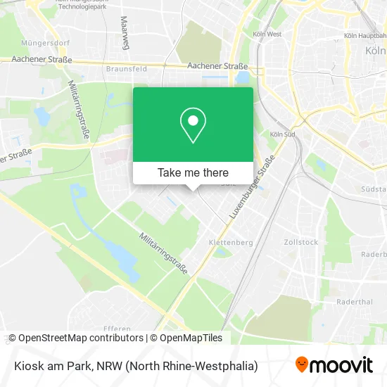 Карта Kiosk am Park