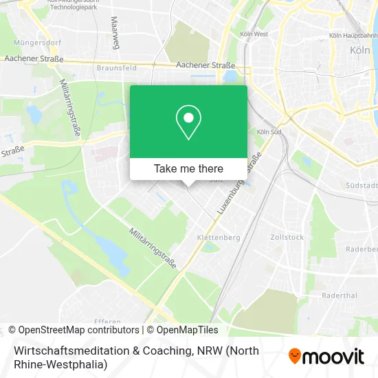 Wirtschaftsmeditation & Coaching map