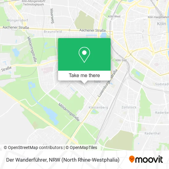 Карта Der Wanderführer