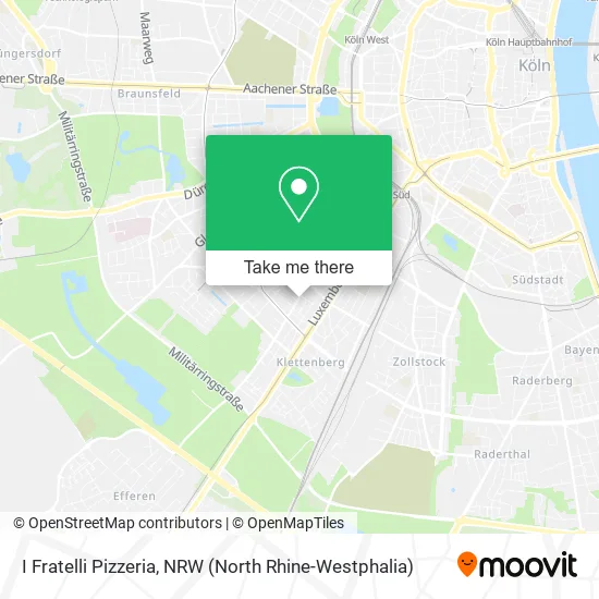 Карта I Fratelli Pizzeria