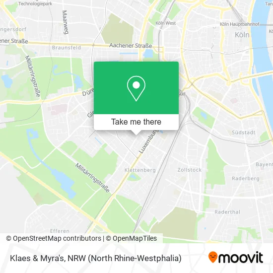 Карта Klaes & Myra's