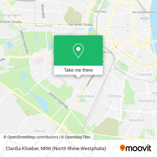 Clarißa Kloeber map