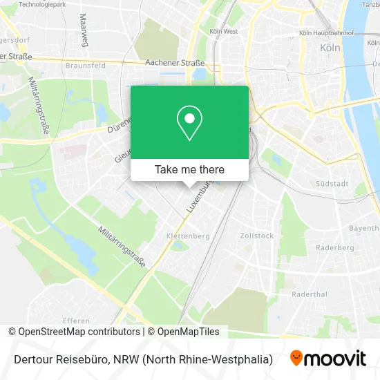 Dertour Reisebüro map