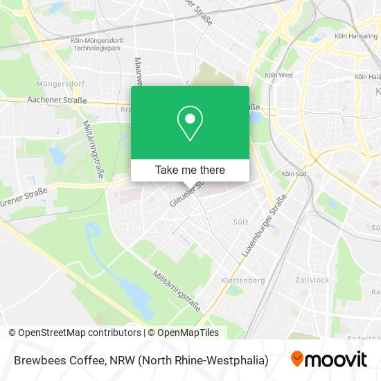 Brewbees Coffee map