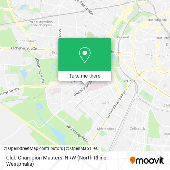 Club Champion Masters map