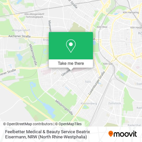 Feelbetter Medical & Beauty Service Beatrix Eisermann map