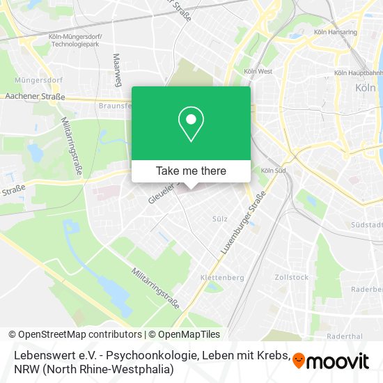 Lebenswert e.V. - Psychoonkologie, Leben mit Krebs map