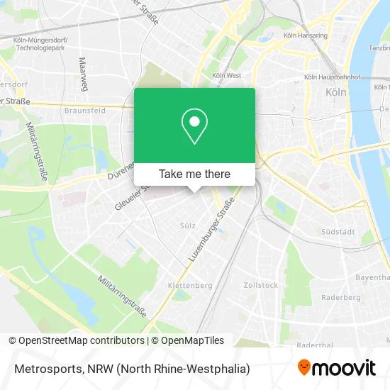 Карта Metrosports