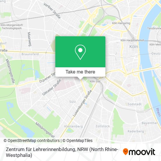 Zentrum für Lehrerinnenbildung map